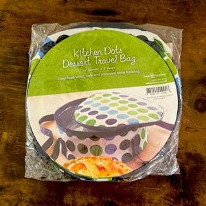 New In Package * Dessert Travel Bag‎ * 11" Diameter x 4" Height